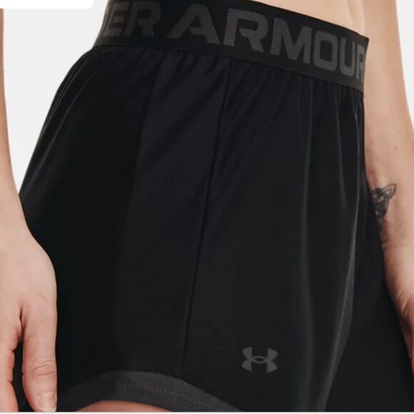 Under Armor Women's UA Play Up 2.0 Shorts Blk Large NWT in packaging - Picture 3 of 9
